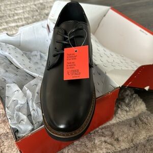 Deer Stags boys Denny black shoe
